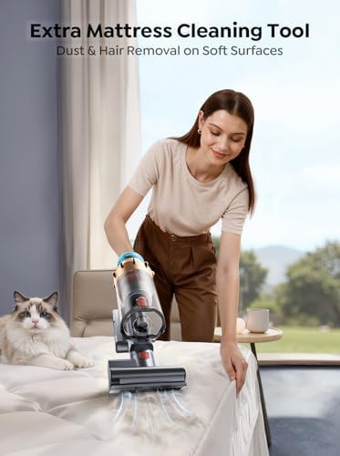 Cordless stick vacuum with motorized bed brush — photo 4