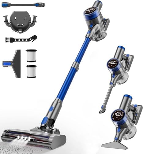 Self standing cordless stick vacuum 45kpa