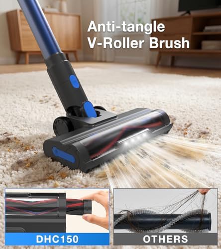 Self standing cordless stick vacuum 45kpa — photo 3