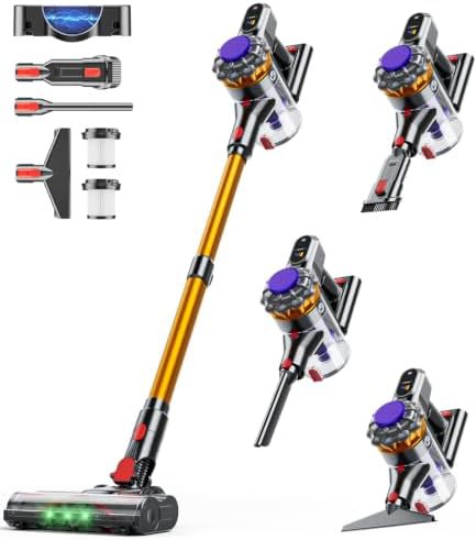 Cordless stick vacuum 600W self standing