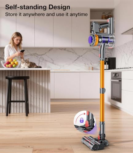 Cordless stick vacuum 600W self standing — photo 4