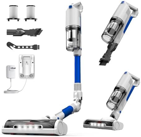 Cordless Stick Vacuum with Bendable Wand