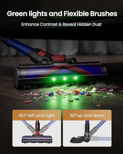 Self standing cordless vacuum with 70 minute runtime — photo 5