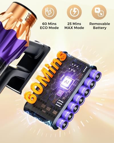 Powerful Suction Stick Vacuum with LED Display — photo 4