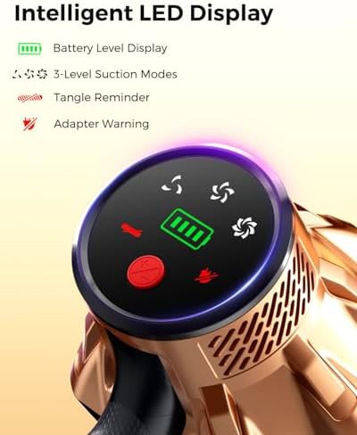 Powerful Suction Stick Vacuum with LED Display — photo 5