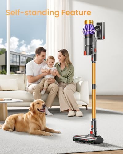 Smart display cordless vacuum with 60kpa suction — photo 4