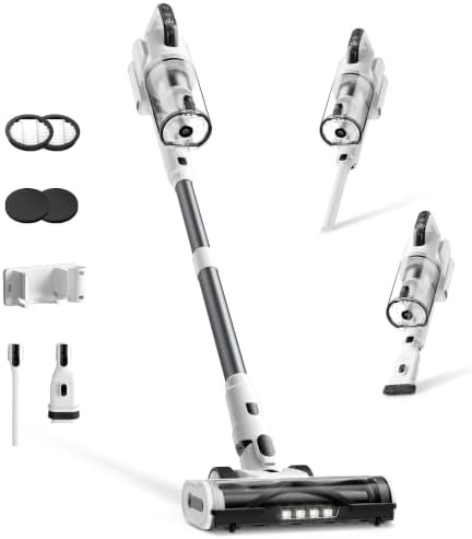 Self standing brushless cordless vacuum