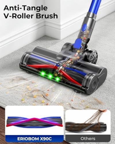 Touchscreen cordless vacuum with large dust cup — photo 4