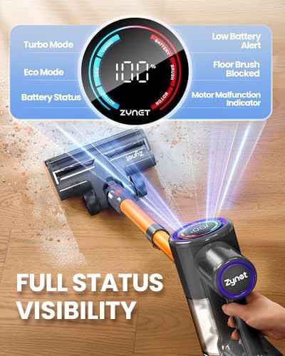 Cordless vacuum cleaner with touch screen — photo 5