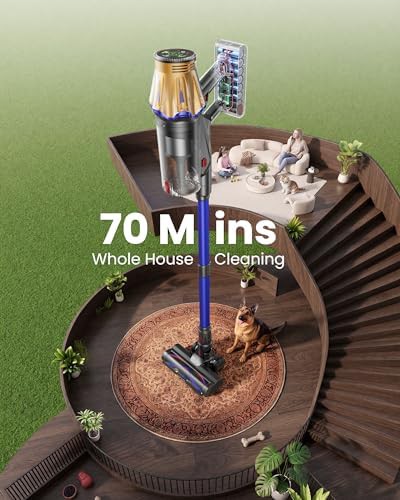 Touch Screen Cordless Vacuum 70 Minutes — photo 4