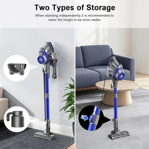 Long cord stick vacuum with large dust cup — photo 5