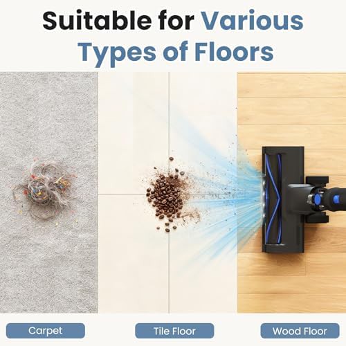 Flexible Steering Cordless Vacuum with LED Headlights — photo 4