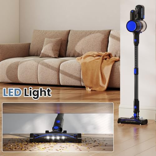 Flexible Steering Cordless Vacuum with LED Headlights — photo 5
