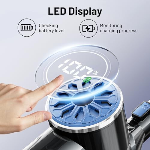 Cordless vacuum cleaner with self standing LED screen — photo 4