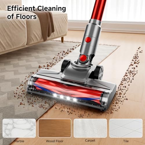 Red cordless stick vacuum 45 mins — photo 5