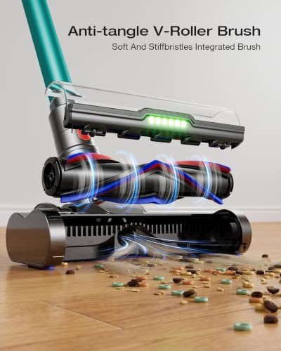 Cordless vacuum with hurricane mode and touchscreen — photo 4