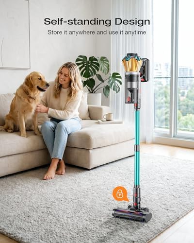 Cordless vacuum with hurricane mode and touchscreen — photo 5