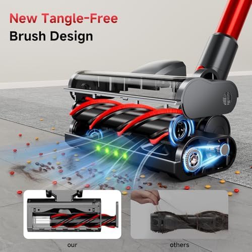 Cordless vacuum with LED headlights — photo 3