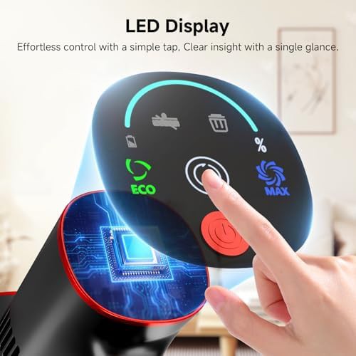 Cordless vacuum with LED headlights — photo 4