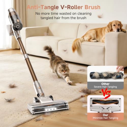 Cordless stick vacuum with anti tangle — photo 5