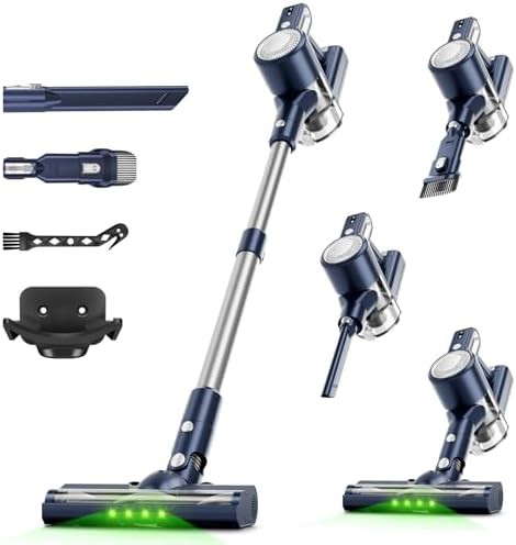 Anti-tangle brush cordless vacuum