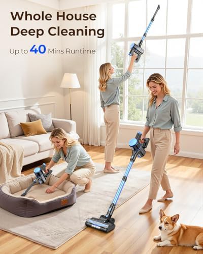 Cerulean lightweight cordless stick vacuum — photo 4